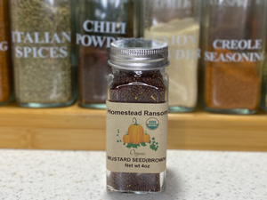 Gourmet Organic Brown Mustard Seed, Whole